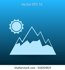 Mountains vector illustration