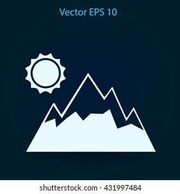 Mountains vector illustration