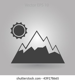 Mountains vector illustration