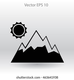 Mountains vector illustration