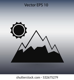 Mountains vector illustration