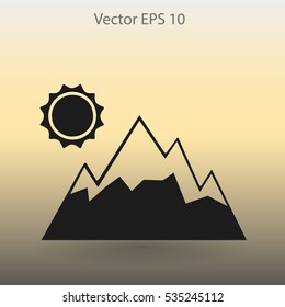 Mountains vector illustration
