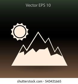 Mountains vector illustration