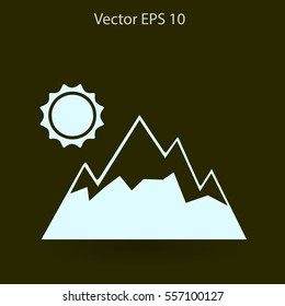 Mountains vector illustration