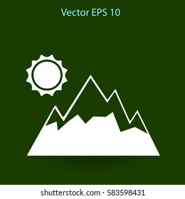 Mountains vector illustration
