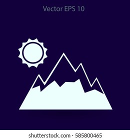 Mountains vector illustration