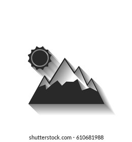 Mountains vector illustration