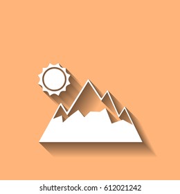 Mountains vector illustration
