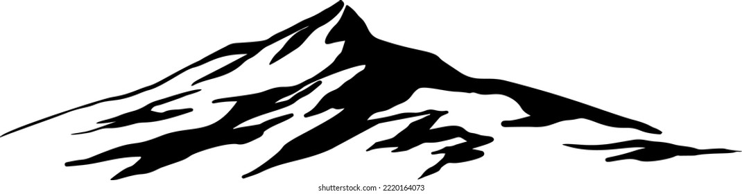 the mountains vector illustration design