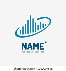 The mountains. Vector logo design. Business concept icon.