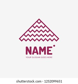The mountains. Vector logo design. Business concept icon.