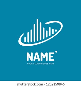The mountains. Vector logo design. Business concept icon.