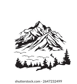 Mountains Vector royalty free images