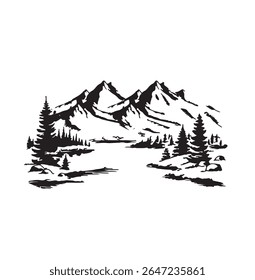 Mountains Vector royalty free images