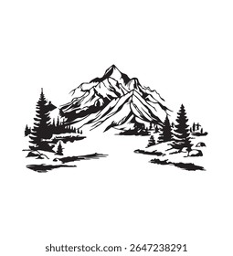 Mountains Vector royalty free images
