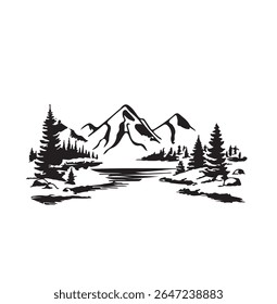 Mountains Vector royalty  free images