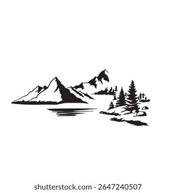 Mountains Vector royalty free images