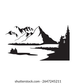 Mountains Vector royalty free images