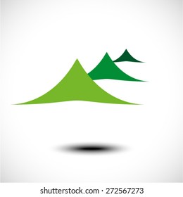 Mountains web icon