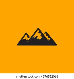 Mountains web icon