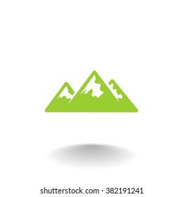 Mountains web icon