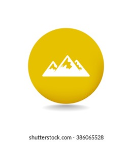 Mountains web icon