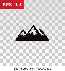 Mountains web icon