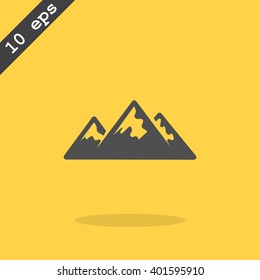 Mountains web icon