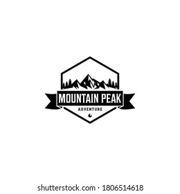 mountaintop logo for adventure inspiration