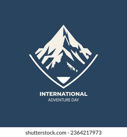 Mountians Flat logo Minimalistic Design