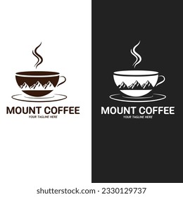 Mounting Coffee logo , Vector Design