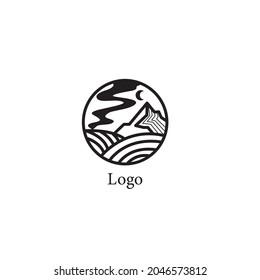logotipo de montaje y ilustración artística