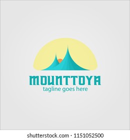Mounttoya Logo Template Design
