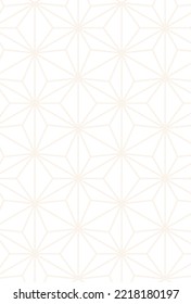 Mourning Japanese pattern hemp leaf pattern background