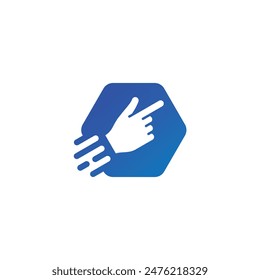 mouse abstract logo modern style