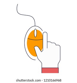 mouse accessories icon trendy icon on white background for web graphic