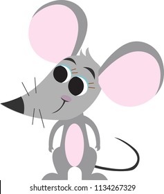 Mouse. animal cartoon vector