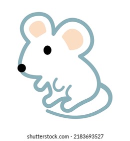 Mouse Animal Emoji Icon Vector On Stock Vector (Royalty Free ...