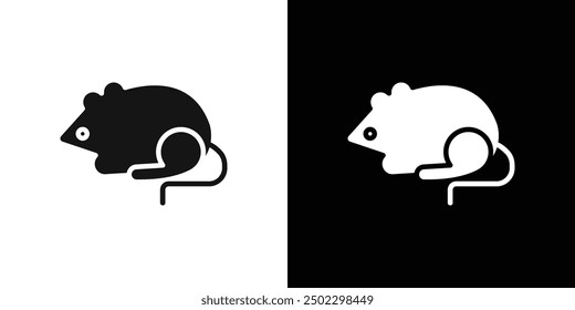 mouse animal icon logo set vector