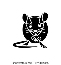 Mouse animal icon vector design template