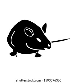 Mouse animal icon vector design template