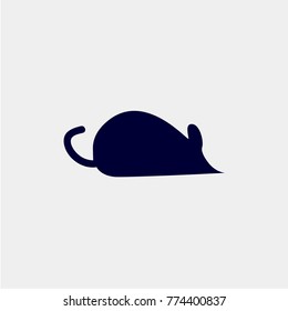 mouse animal icon vector illustration