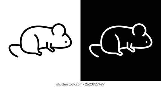 Vector del icono del animal del ratón para el Web y el App móvil. Símbolo aislado.