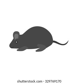 Mouse, animal, rat icon vector image. Suitable for mobile apps, web apps and print media.