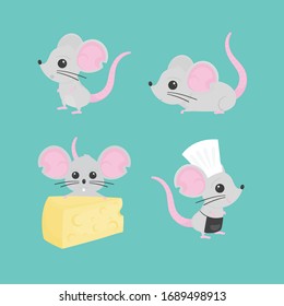 Mouse Animal, Rat, Vector Illustration