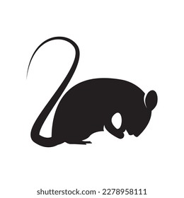 Mouse animal symbol simple icon,illustration design template