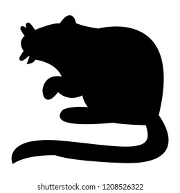 mouse animal vector icon