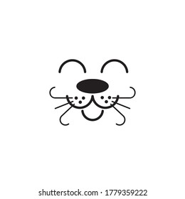 Mouse animal vector.Rat logo icon vector design template