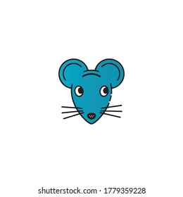 Mouse animal vector.Rat logo icon vector design template