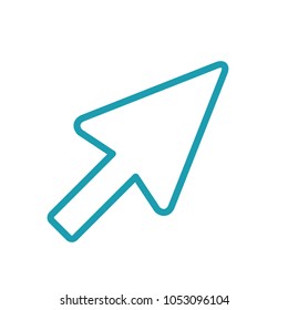 mouse arrow, cursor arrow icon